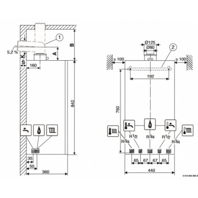 Buderus Logamax Plus GB172i 35 (34,9 kW) riputatav gaasikondensatsioonikatel 1