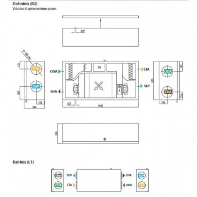 Komfovent Domekt CF 200 F C6M rekuperaator 2