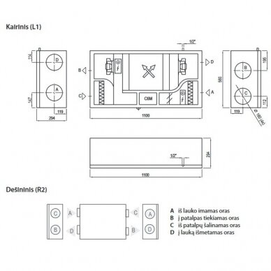 Komfovent Domekt CF 150 F C6M рекуператор 2