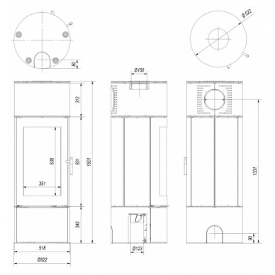 KRATKI Antares ahi, 10 kW 5