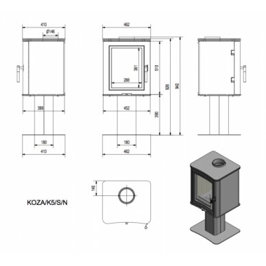 Kratki K5 S/N ahi, 7 kW 1