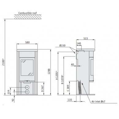 NIBE Contura 620T ahi 2