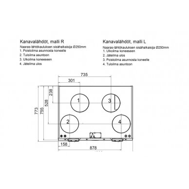 Rekuperaator Vallox 245 MV, 943 m3/val 3