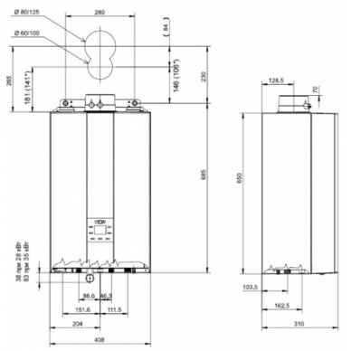 Wolf FGB 28 (28 kW) riputatav kondensatsioonikatel 1